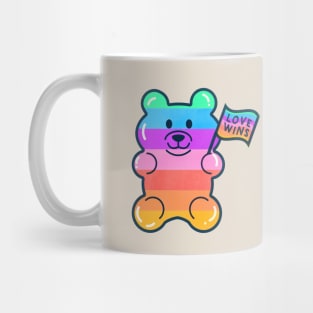 Rainbow Jelly Bear - June Pride Collection Mug